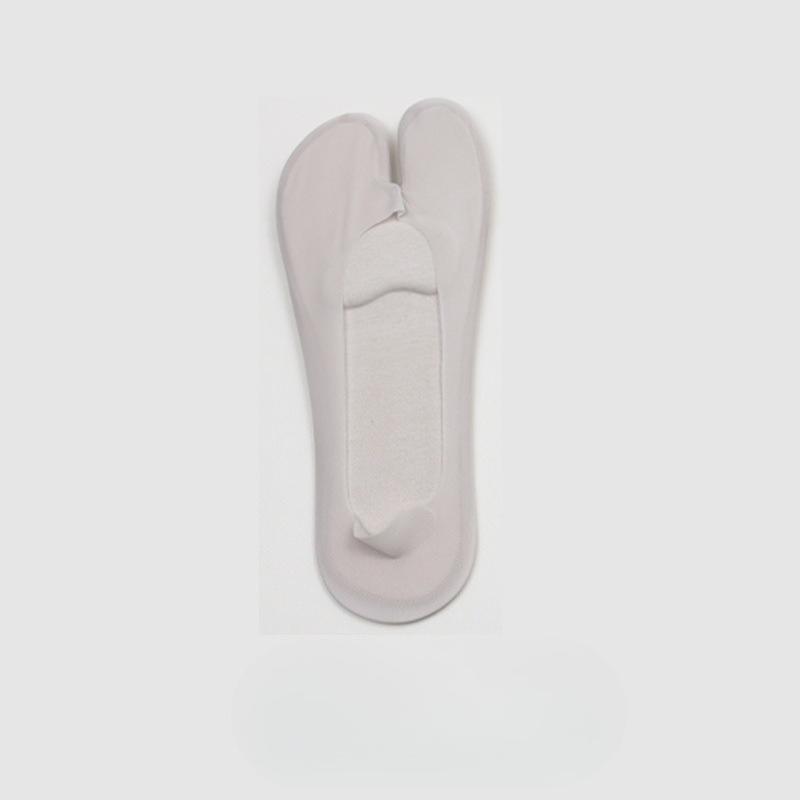 Spring and Summer Split Toe Women's Light-Colored Invisible All-Purpose Two-Toe Boat Shoes