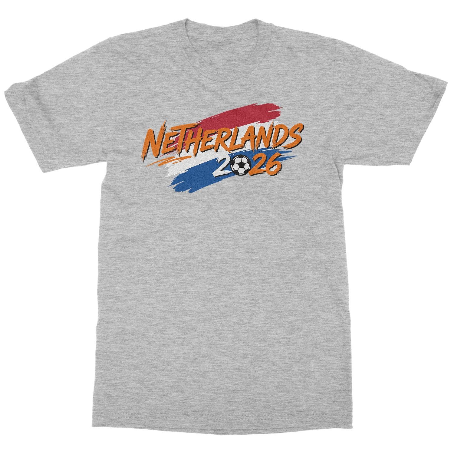 Netherlands Tribute Flag Graphic - 2026 Soccer Fans Unisex T-Shirt XXXXL