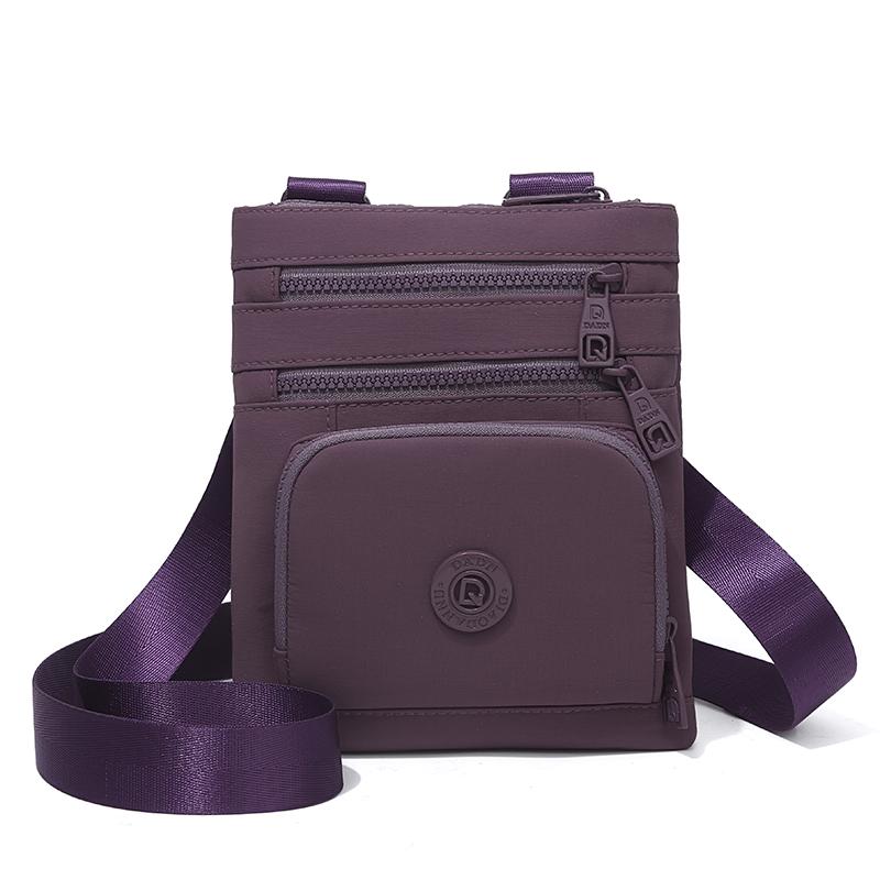 Women's Multi-pocket Bag Solid Color Shoulder Bag Commuter Crossbody Bag