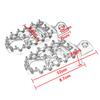Billet Aluminum Motorcycle Anti-slide Footrests Footpegs for XL883 XL8837-2010