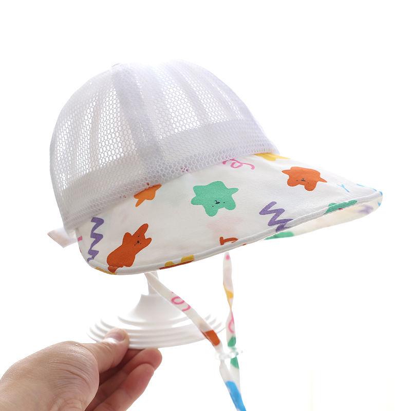 

Детская солнцезащитная шляпа, женская солнцезащитная сетчатая шляпа с большими полями, летняя тонкая и милая рыбацкая шляпа (48-52cm)