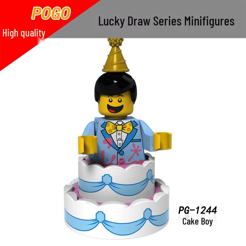 Cartoon Anime Princess Animal Blind Box Mini Building Block Figurines