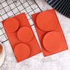 2/3/6 Löcher Runde Silikonform Kuchen Gebäck Backformen Gelee Pudding Seife Form Eis Kuchen Dekoration Werkzeug Scheibe Brotform
