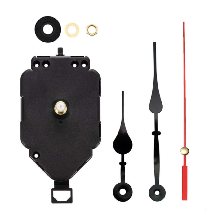 Clock Motor Set Multifunction Timepiece Mechanism with Elegant Hands for Wall Clocks Pendulum Clock Movement Repair Part