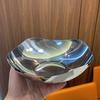 Salad Bowl 304 Stainless Steel Food Grade Large Capacity Smooth Surface Scratch Resistant Fruit Candy Snack Storage
