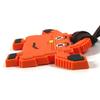 HERMES Kelly doll Bag Charm strap Key Holder rubber Orange