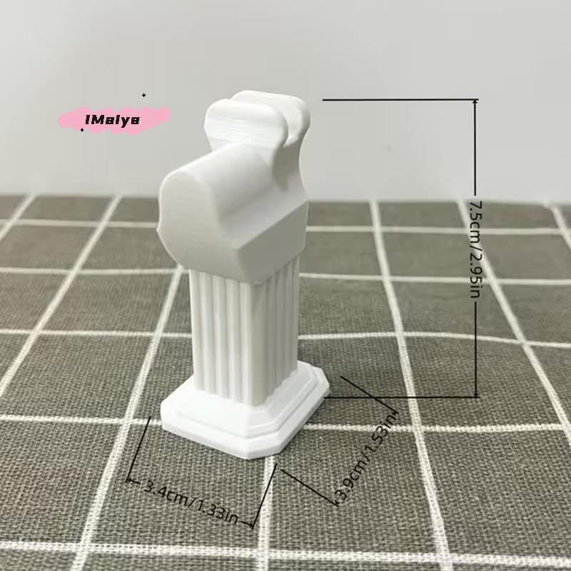 M-Minimalist Roman Column Glasses Holder Roman Column Ornament Glasses Desktop Organizer Home And Office Desk Decorative Gift