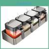 Modern Kitchen Wall Mount Spice Rack With Stainless Steel Shelves For Home Use