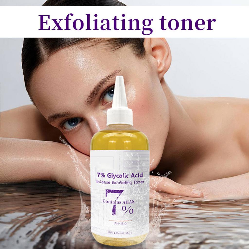 Moisturizing Toner, Gentle Exfoliating Agent, Hyaluronic Enhances Moisturization 240ml