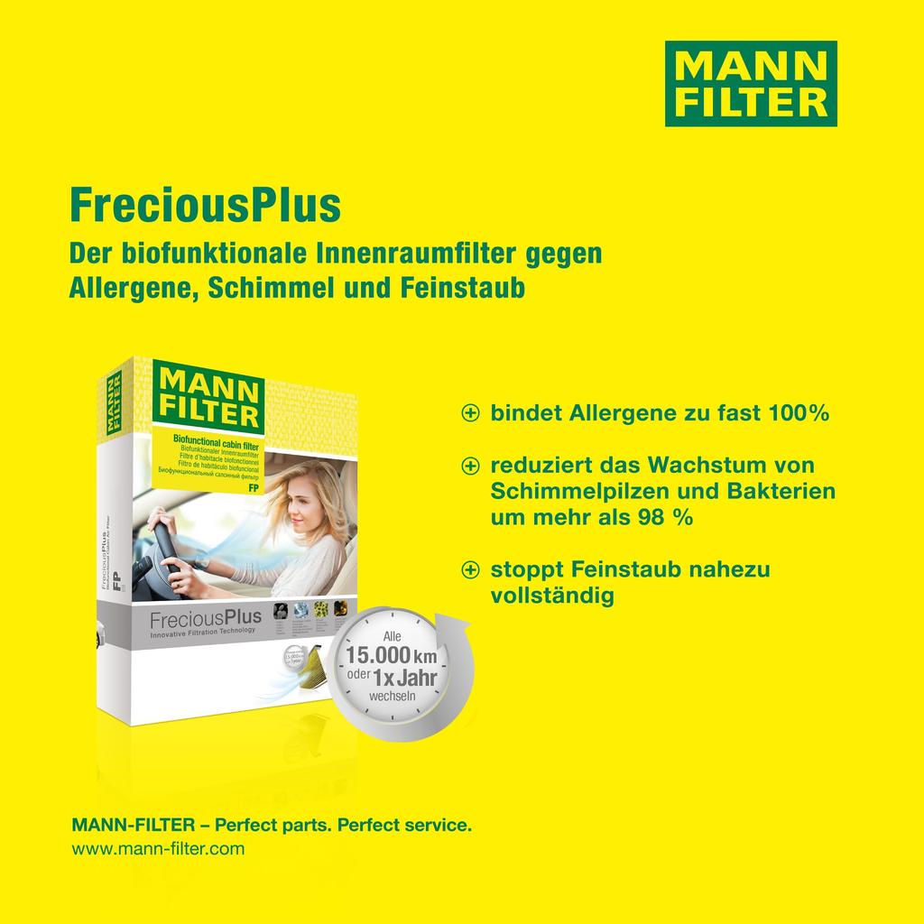 MANN FILTER Fraîcheur Plus de FP29003-2 (Ensemble 2)