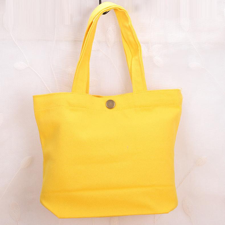 Canvas Portable Handheld Bag With Insulation For Travel And Lunch Use