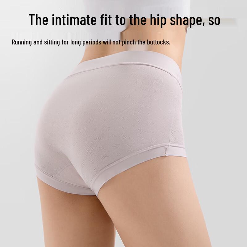 Women's Antibacterial High-Waist Briefs