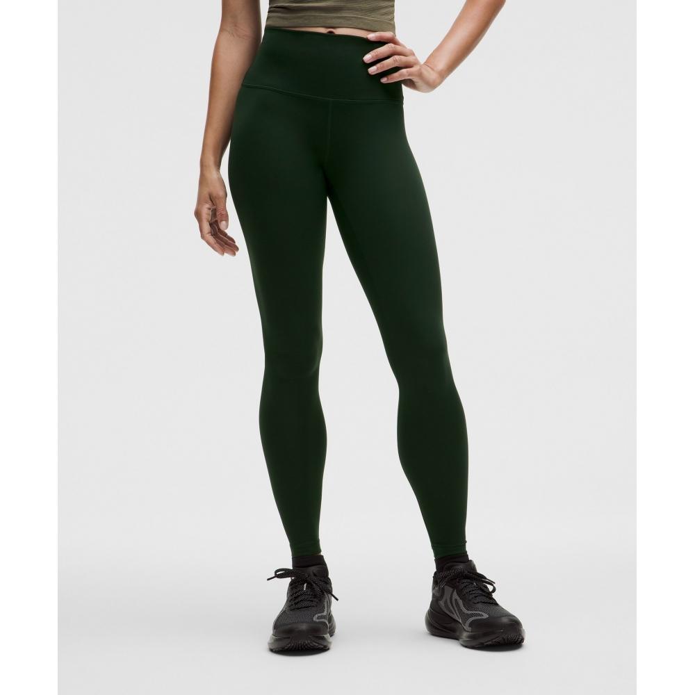 

Lululemon Wunder Train High Rise Tight 28 Rainforest Green 8/28