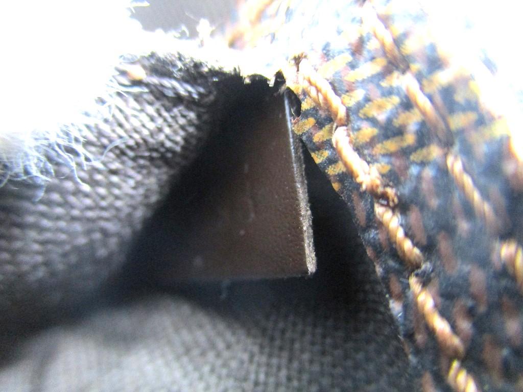 Authentische LOUIS VUITTON Damier Brown Leder Taille Packs Gürteltasche Geronimos #a528 Generalüberholt