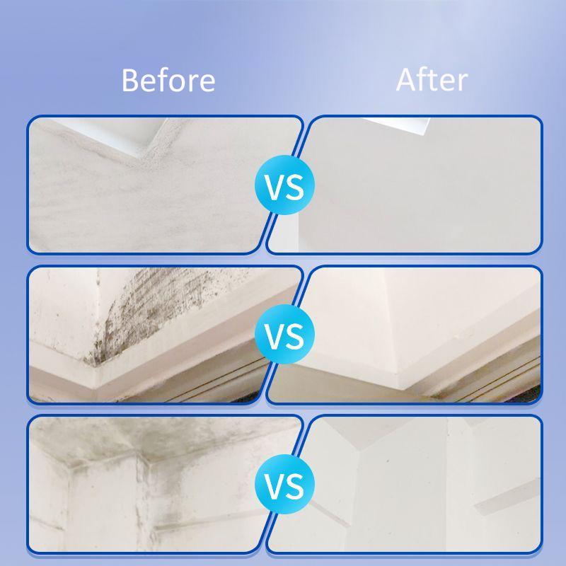 500ml Professional Mold & Mildew Remover Spray Stains On Walls Ceilings Bathroom Tiles Deep Cleaner Prevents Regrowth Quick-Drying Formula