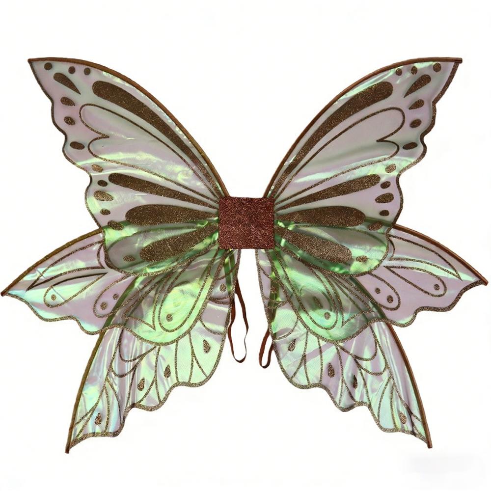 Organza Large Fairy Wings Sparkling Princess Fairy Wing 2026 Angel Wings  Party Favor Gift кофейный