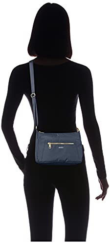 Anello Grande Women's Water-Repellent Shoulder Bag with 10 Pockets, Navy (GL GTC4132)