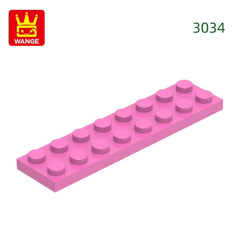 Non-Toxic 44Pcs/Lot 3034 2X8 Foundation Board Building Blocks Moc Basic Components Part Compatible With Bricks Children Toy Gift Box