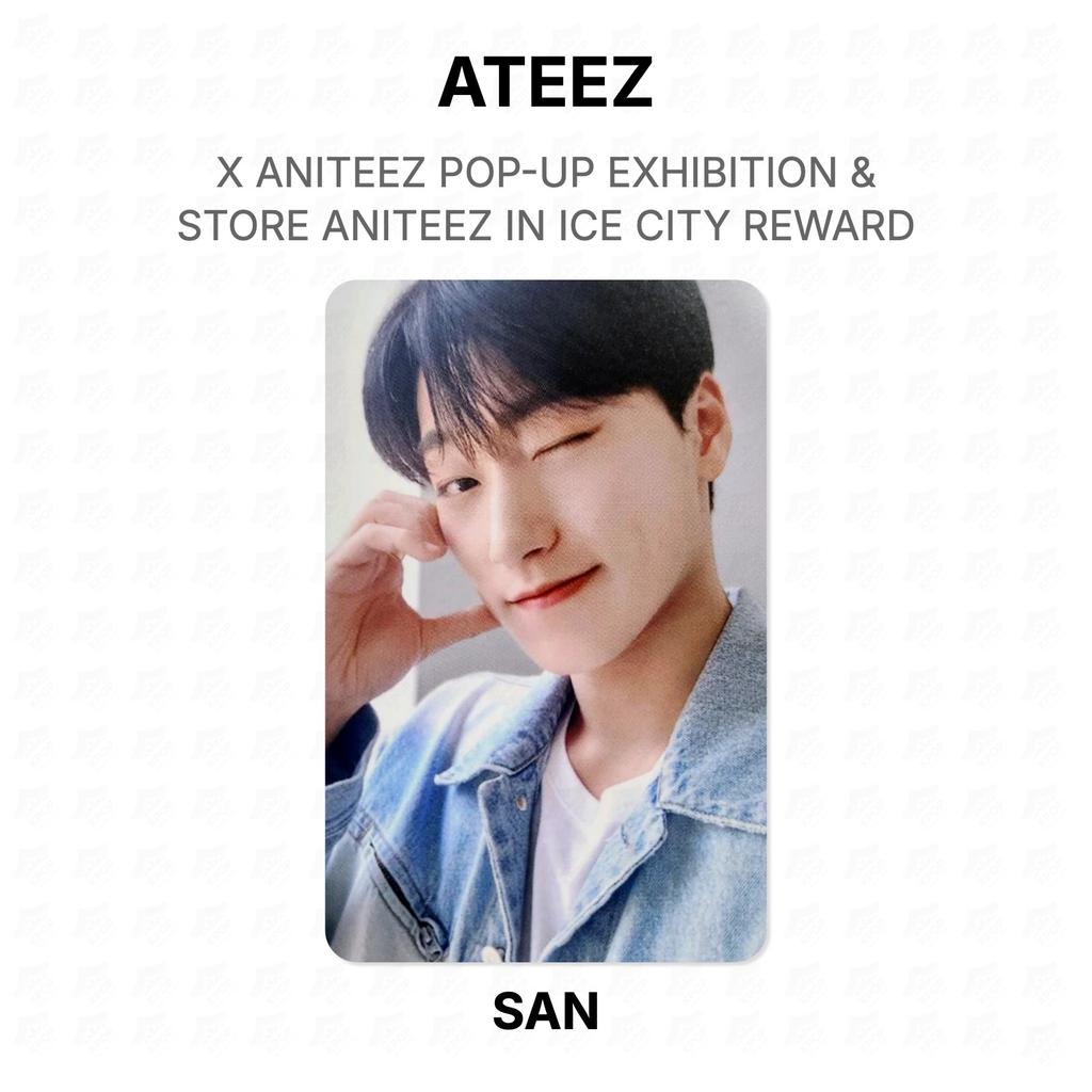 ATEEZ X ANITEEZ POP-UP EXHIBITION & STORE ANITEEZ IN ICE CITY REWARD Official Photocard