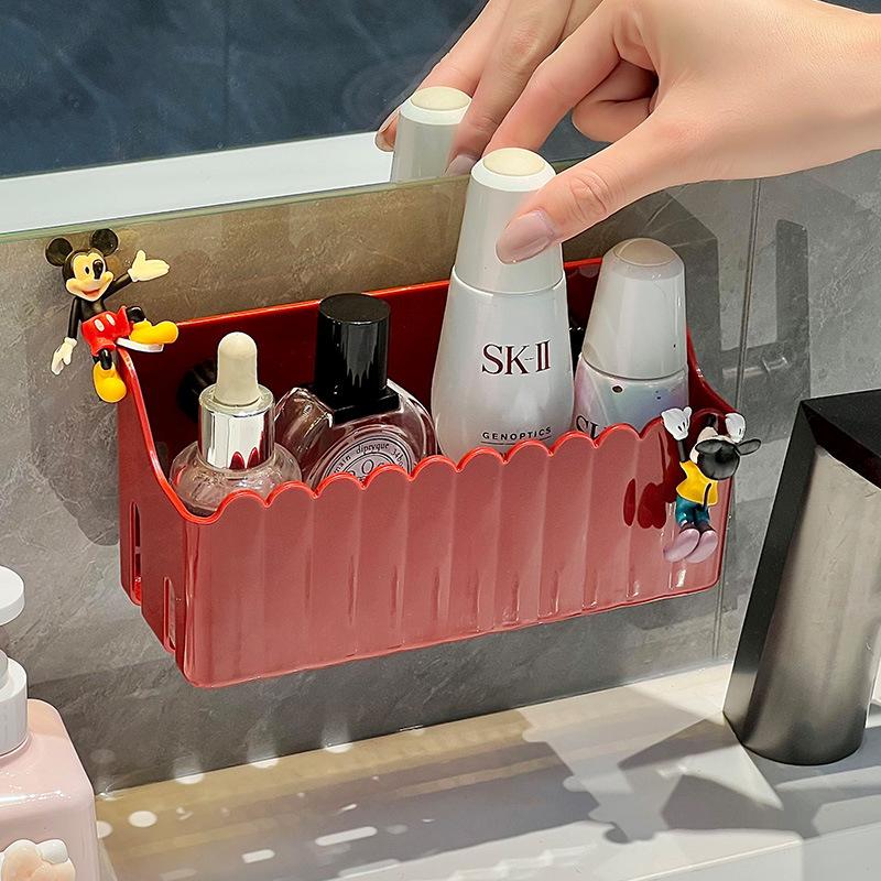 Home Multifunctional Kitchen Shelf Household Pool Toilet Plastic Storage Rack Bathroom Cosmetics Storage Basket