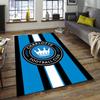 1pc Football Team Design Area Rug - Non-Slip, Soft & Cozy Floor Mat for Living Room, Bedroom, Office - Indoor/Outdoor Decorative Carpet