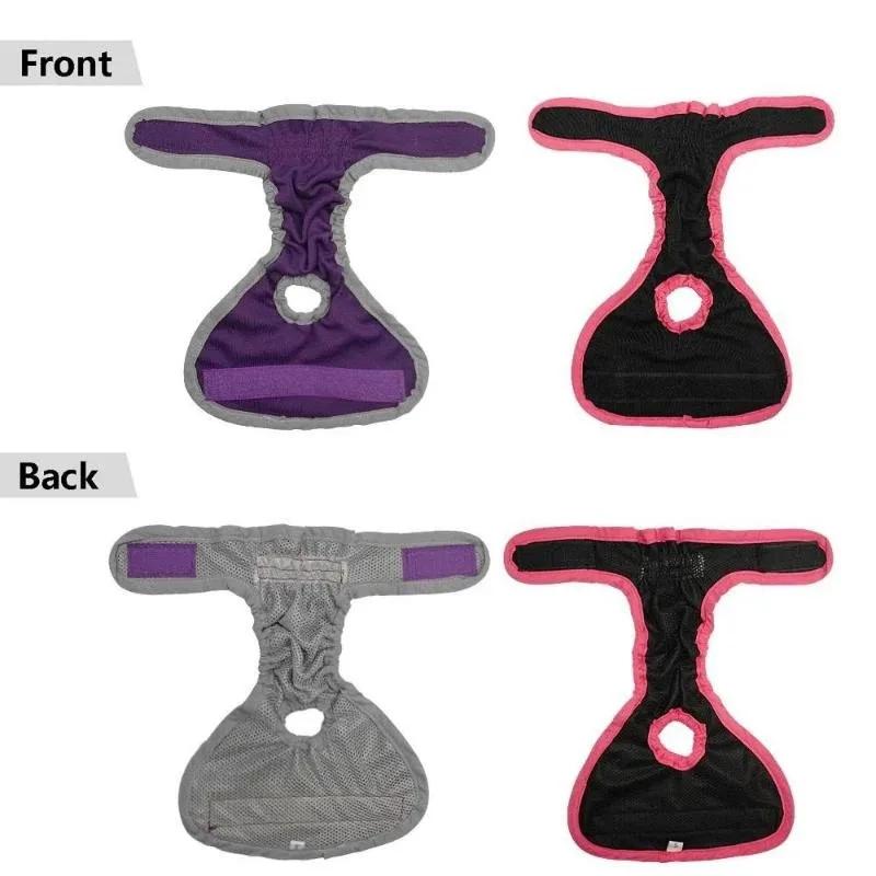 Couches Lavables pour Chien Pantalon Physiologique Pantalon pour Chiot Femelle Short Sous-vêtement Coton Chien Femelle Diaper Culotte Vêtements Chien Chat
