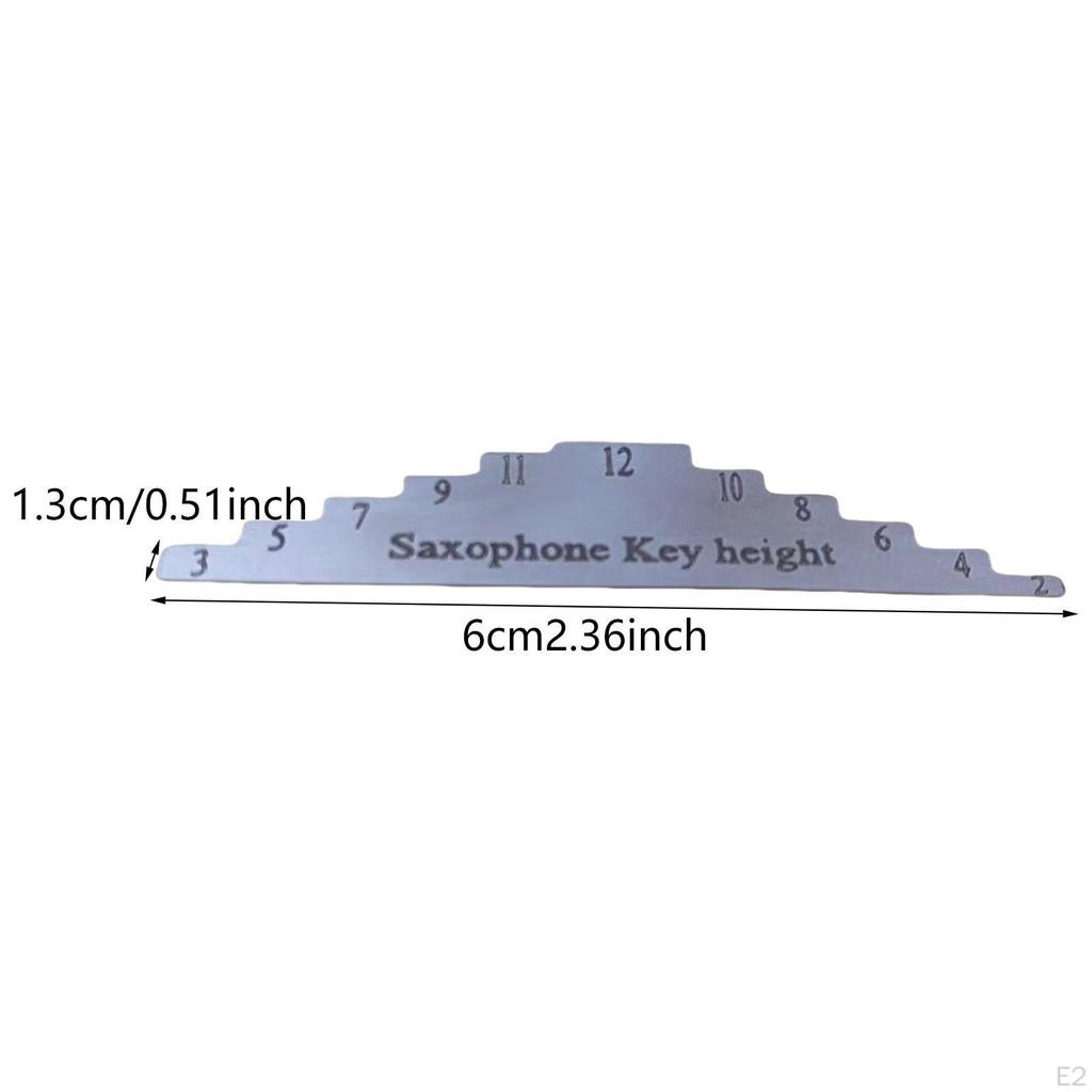 Saxophone Opening Height Gauge, Musical Instrument Measurement Tools, Steel Repair Parts for