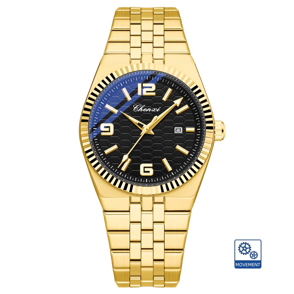 CHENXI Men's Authentic Mechanical Watch Classic Fashion Business Style with Calendar Luminous Function Waterproof Men's Watch