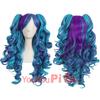 Lolita Double Ponytail Curly Cosplay Wig with Tiger Clip
