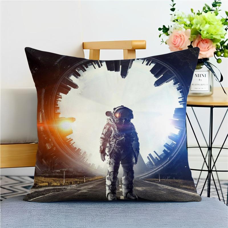 Starry Sky Space Science Fiction Pillowcase Dormitory Decoration Office Living Room Home Pillowcase