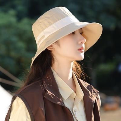 Summer New Hat Women's Sunscreen Sun Hat Summer Mountaineering Quick Drying Hat Outdoor Bucket Hat Camping Sun Hat
