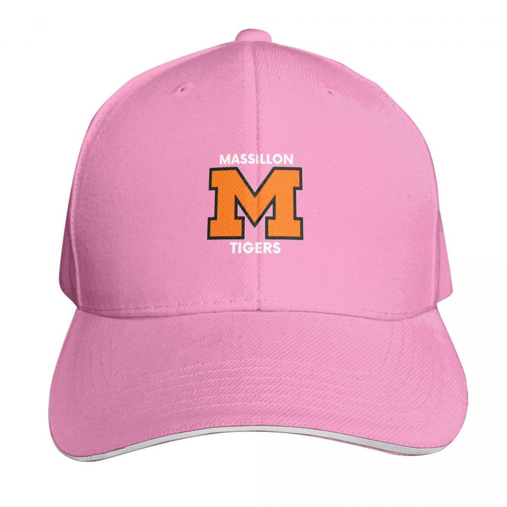 Massillon M Sports Football Baseball Basketball Tigers Baseball Cap western Hat Rugby Designer Unisex Womens