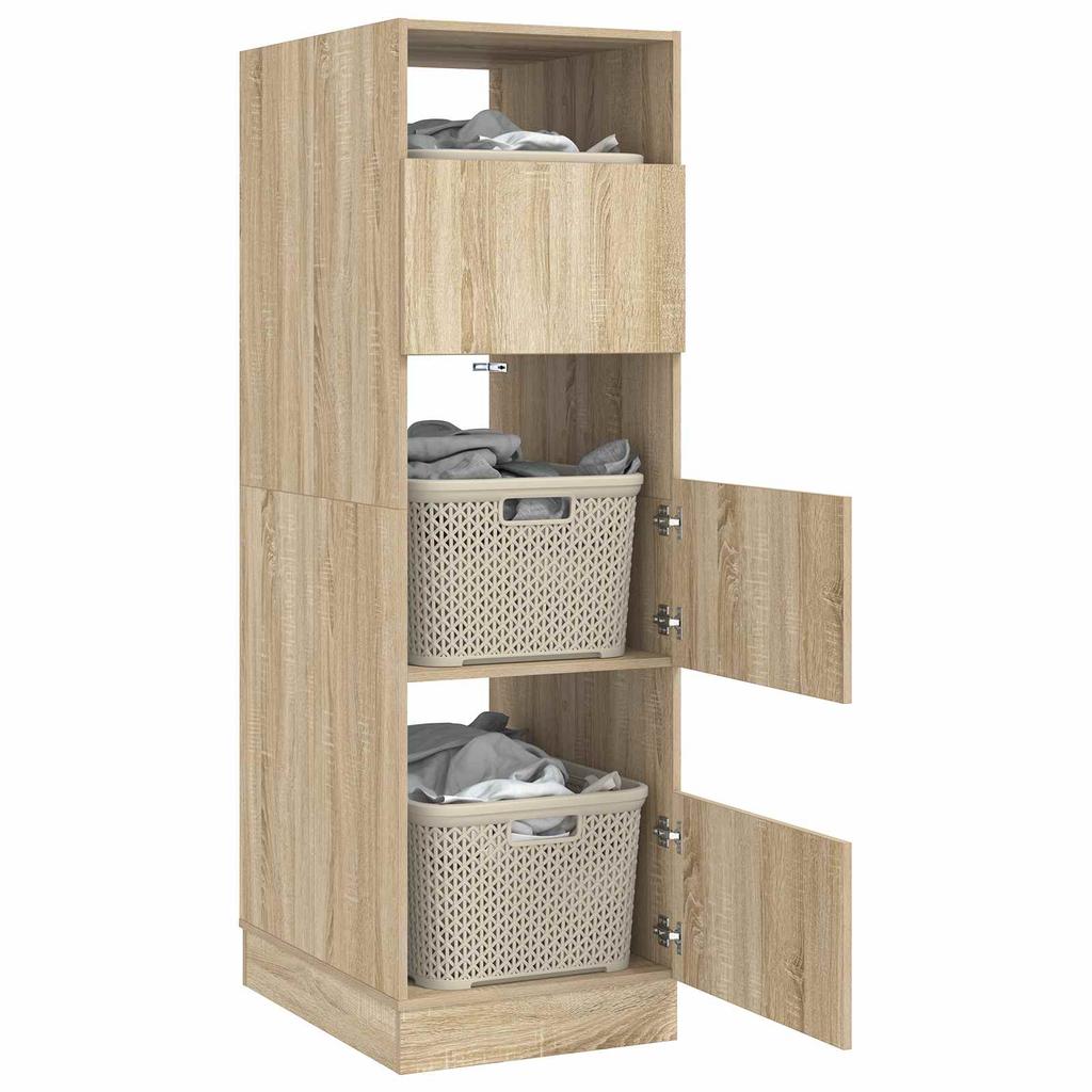 Waskast met Deur Sonoma 50 x 68 x 162 cm Spaanplaat
