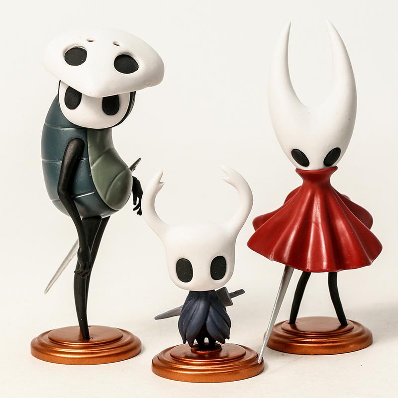 Hollow Knight Silksong Hornet Quirrel Game Figures Collectible Model Dolls Gifts 3pcs/set