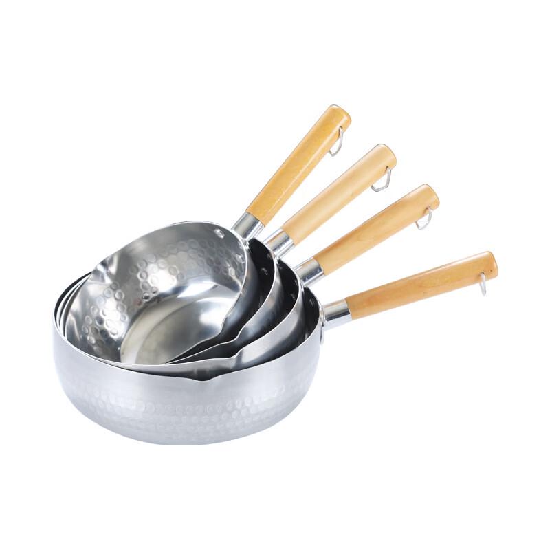 Wooden Handle Stainless Steel Yukihira Pot
