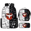 Backpack Trendy Backpack European and American Retro School Bag Fourth Grade Bag