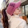 Knitted Baseball Cap Earmuffs Ear Protection Hat Warm Running Beanie  Autumn And Winter