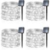 4 Pack Solar String Lights Outdoor, Total 160FT 400LED Solar Powered Fairy Lights Outdoor Waterproof 8 Modes, for Patio Garden Holiday Tree Yard