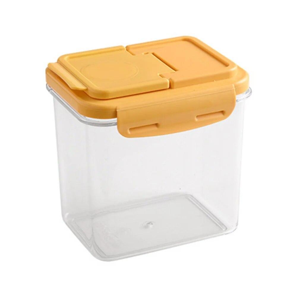 Kitchen Food Airtight Jar Transparent for Grains Dried Fruits Biscuits Snacks