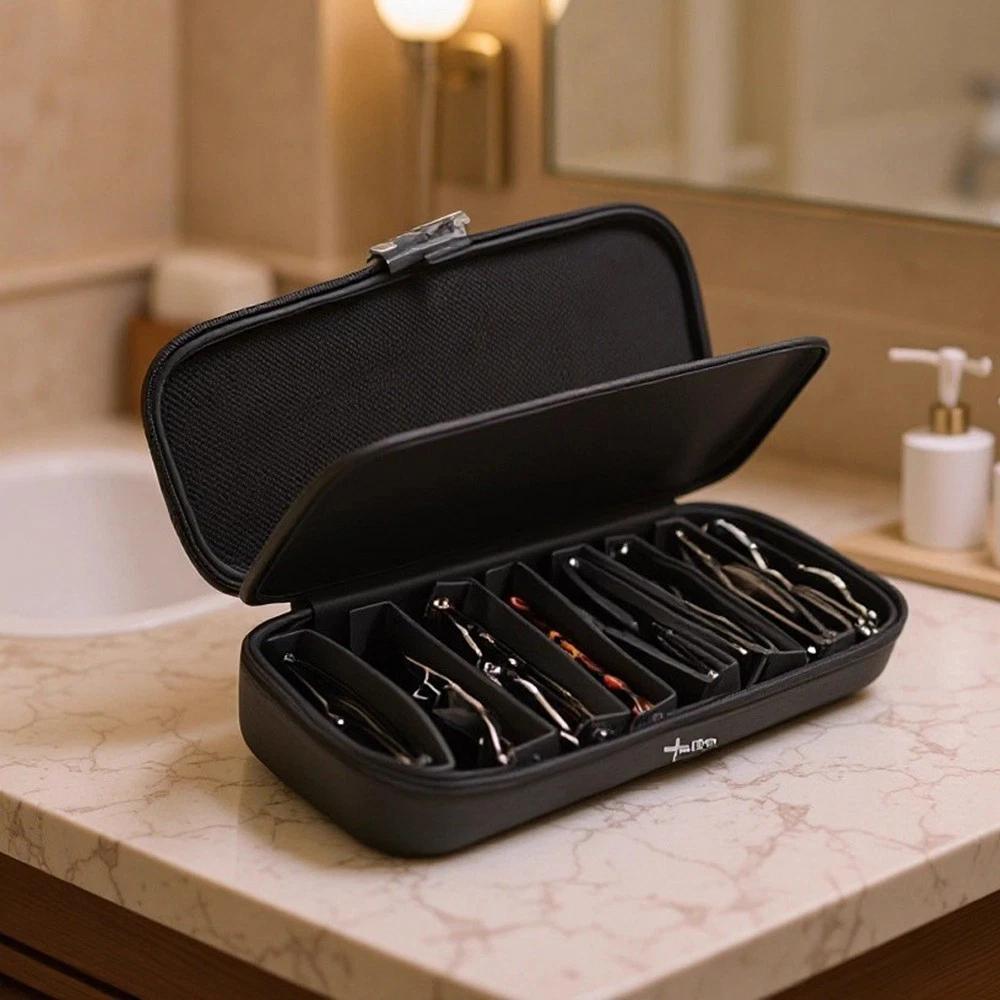1pc Men's Travel Polarized Glasses Storage Bag - Compact with Data Cable Organizer, Fashionable Holder for Daily/Travel Use