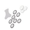 10Pcs Ultrasonic Mist Maker Ceramic Disc 20mm Atomizer Accessory Set Kit for Humidifier