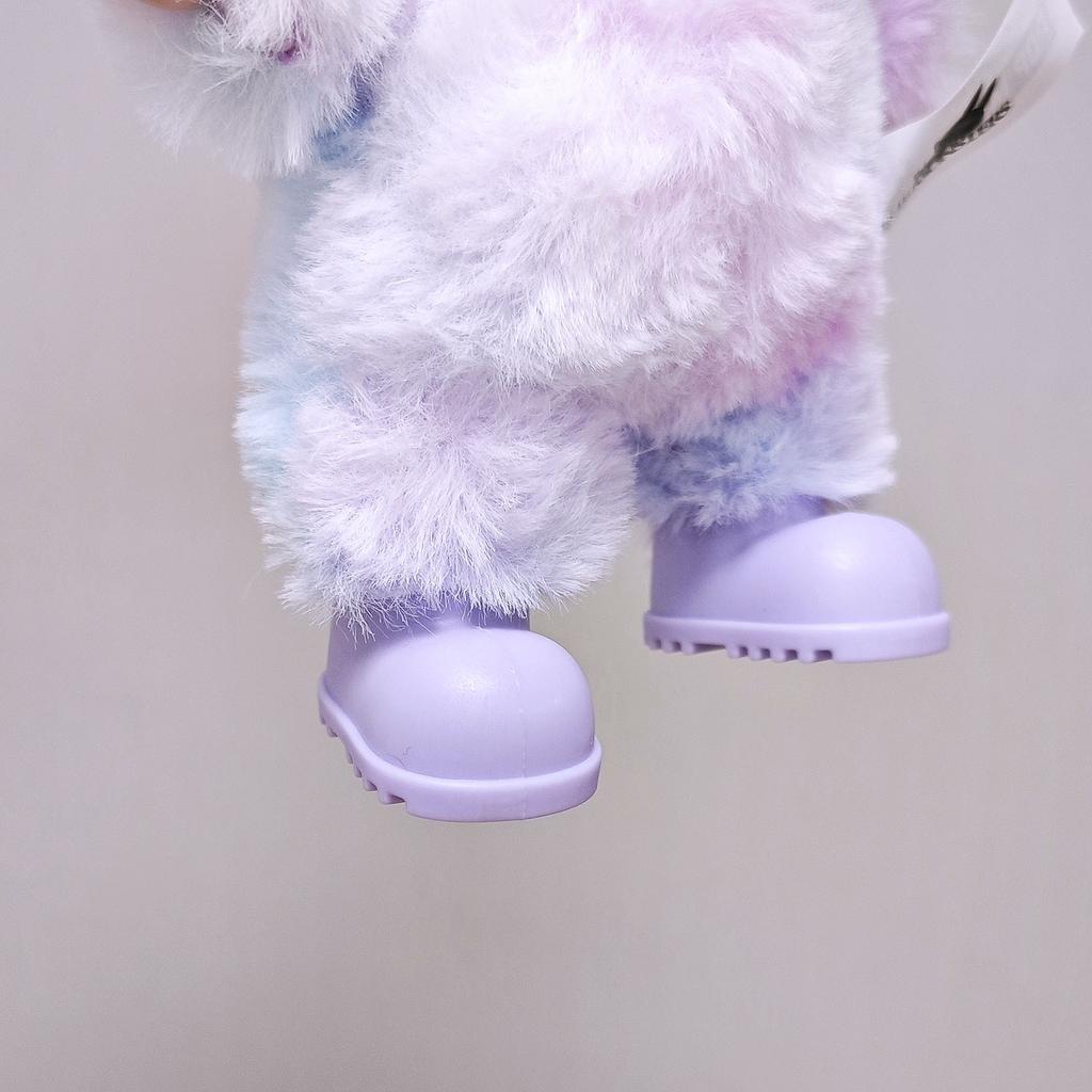New Fashion Macaron Labubu Rain Boots One, Two and Three Generations Labubu Doll Shoes