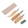 5pcs/set Wood Carving Tools Set Hand Wood Engraving Chisels Knife Spoon Carving Tool Set