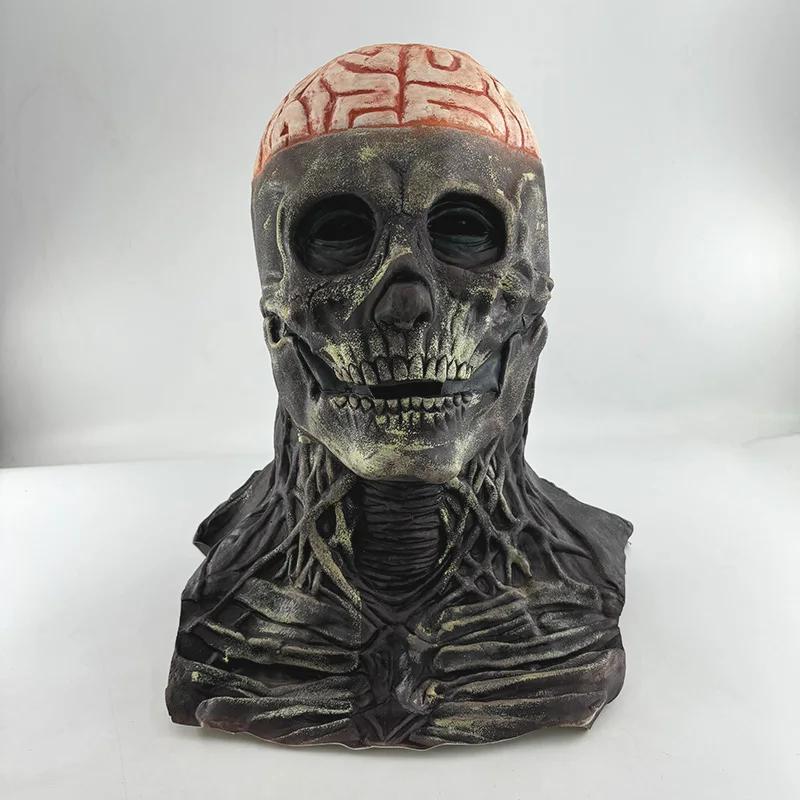 

Scary Skull Mask Spooky Novelty Perfect for Halloween Masquerade Theme Parties Versatile Cosplay Prop Holiday DIY Decorations