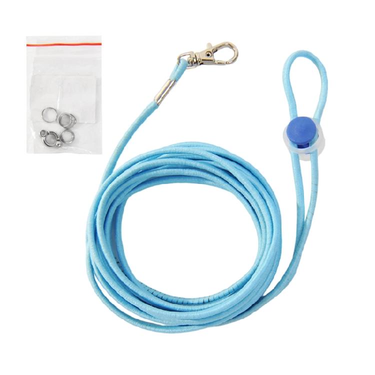 Outdoor Bird Safety Tether For Parrots Training Rope 3Meter Long Adjustable Pet Bird Leash with Removable Ankle Rings