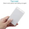 Clear Plastic Card Holder with Single ID Slot for PS/PC Cards