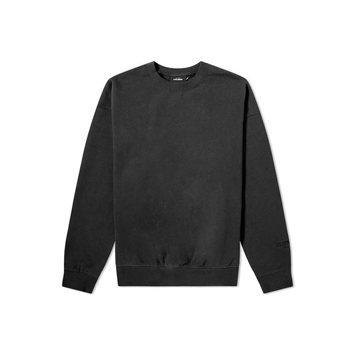 Fear Of God Essentials FW19 Reflective Crew Sweatshirt Unisex Sweatshirts Black FOG-FW19-30 M