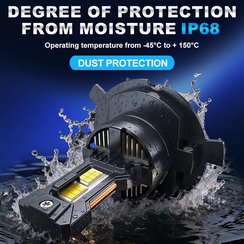 TOAUTO H4 LED Lights Bulbs 300W 30000LM Car Headlights H11 9005 H7 LED Headlight Canbus Turbo Lights for Car 6000K 12V 24V