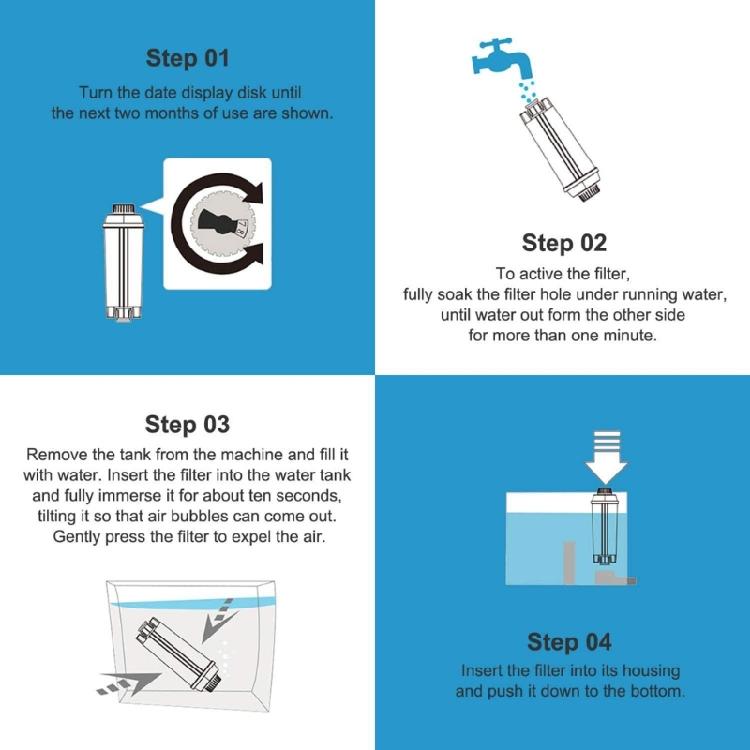 High Efficiency Replacement Filter Coffee Maker Water Filters Plastic Texture Suitable for Coffee Maker Compatibility