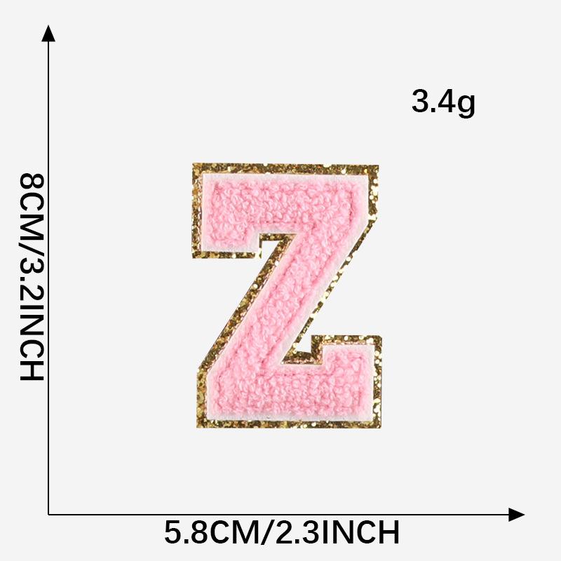 

Phnom Penh Chenille Embroidery Label Towel Embroidery Letter Lightning Patch Accessories Badge Cloth Embroidery Cloth Label Embroidery Cloth Sticker 31
